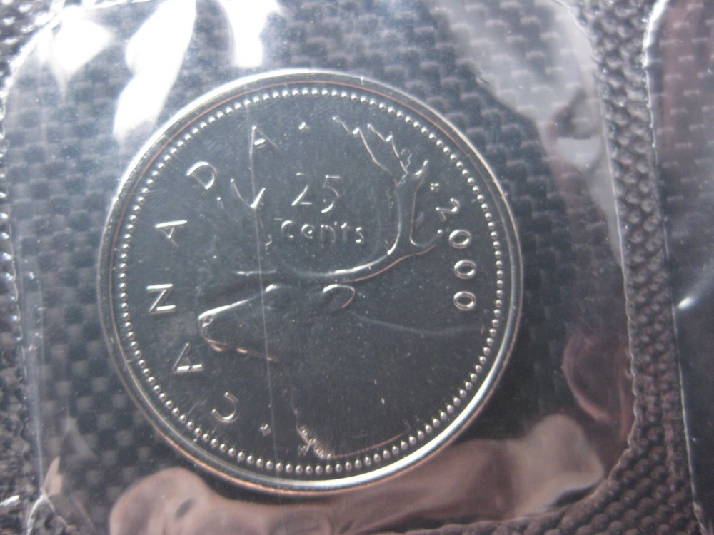 2000 Canadian Prooflike Quarter ($0.25)