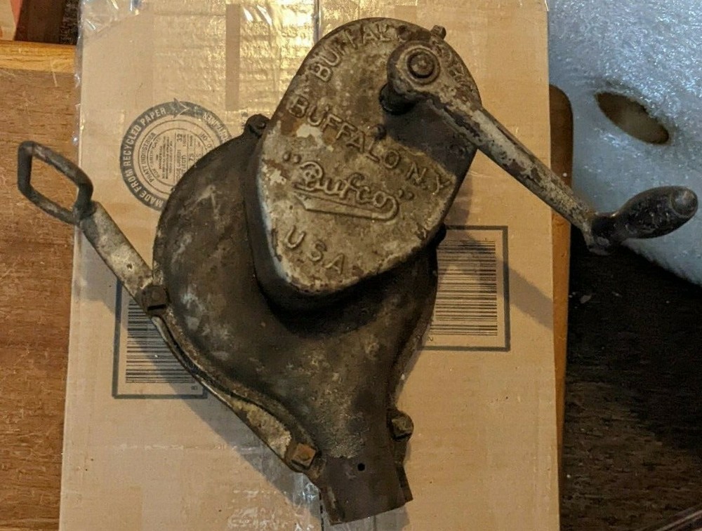Vintage BUFFALO FORGE CO. "BUFCO" Blacksmith Forge Blower