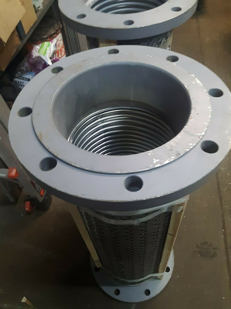 8" SS Braided Vibration Hose 33" long 