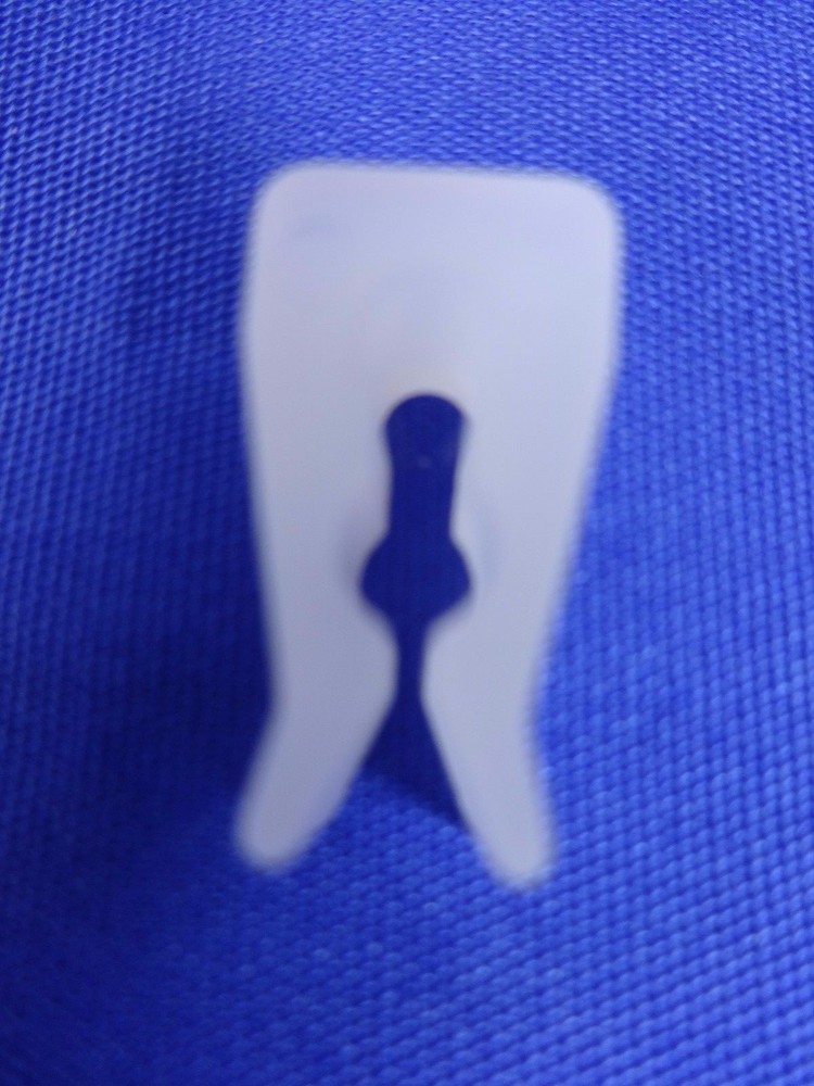 Qty. 25 Molded Inventory Control Clips Clear Wire Grid Peg Hook