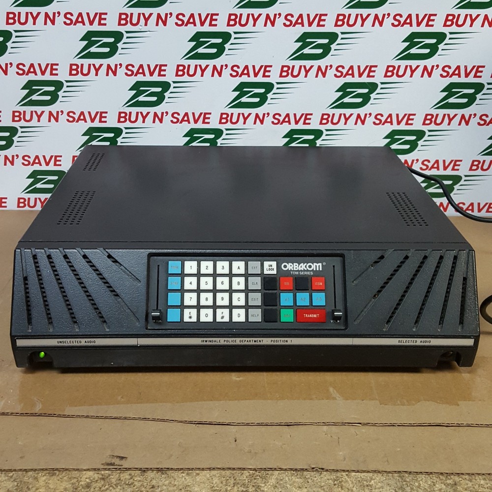 Orbacom Systems - Dispatch Console w/Power Cord (Powers On) USED
