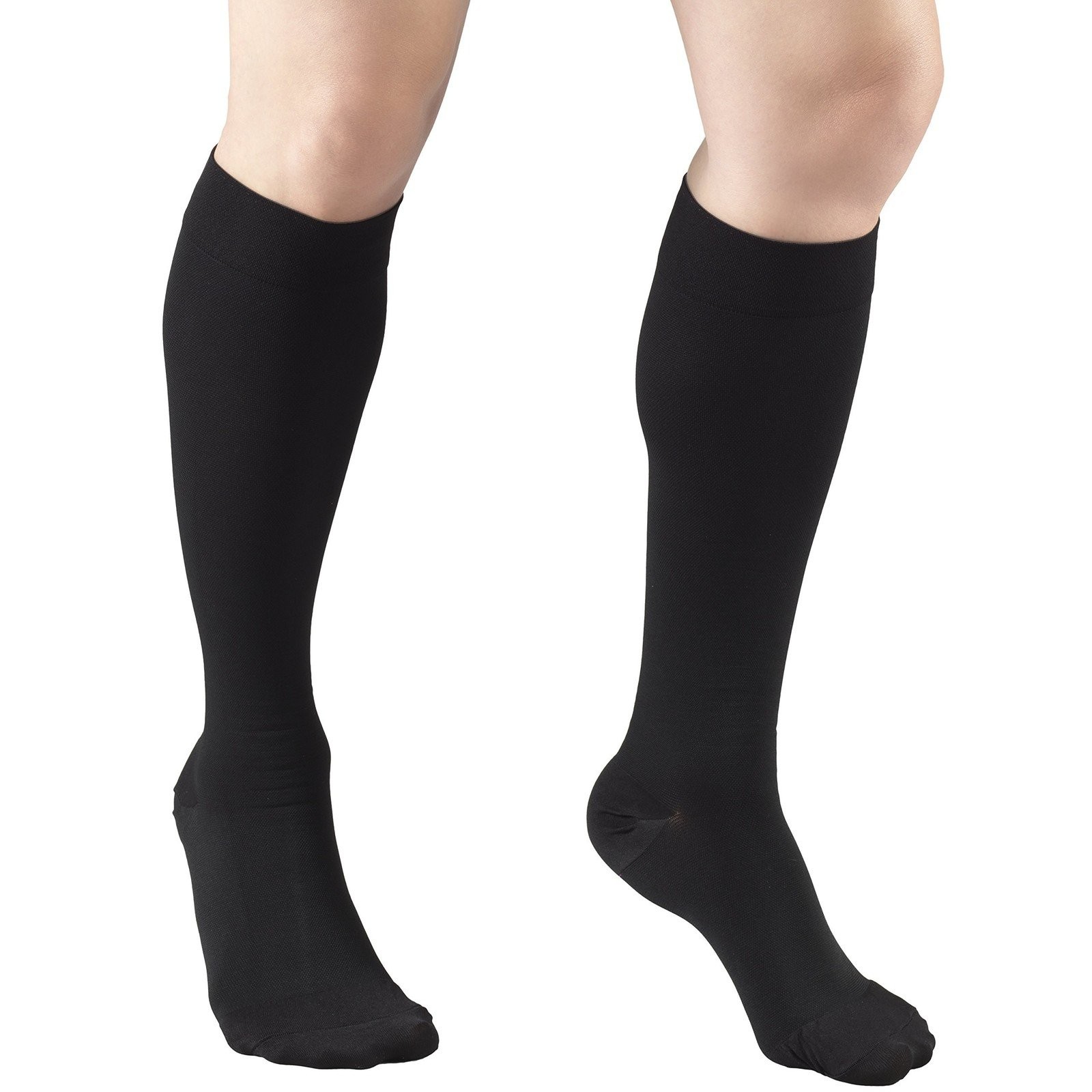 Truform 20-30 mmHg Compression Stockings for Men and Women, Knee High Length,...