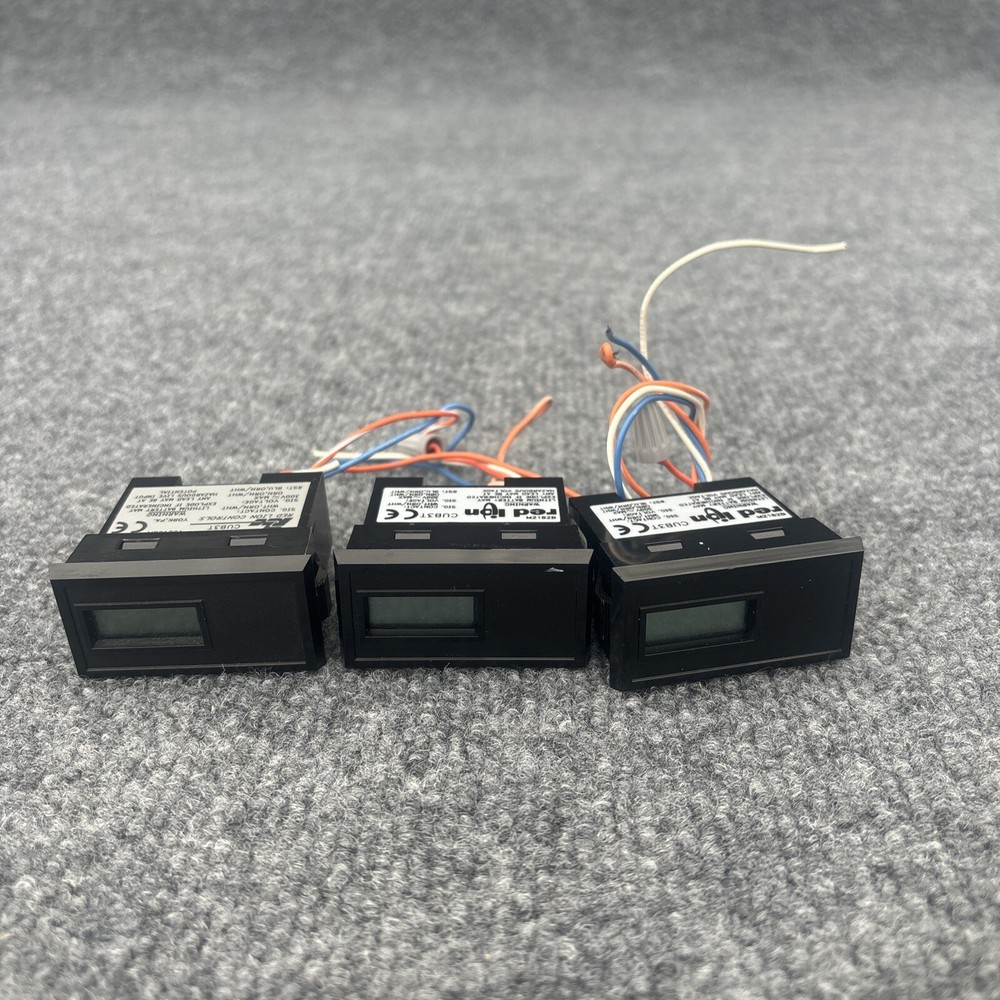 Red Lion Controls CUB3T310 Digital Panel Meter Counter, Timer Used