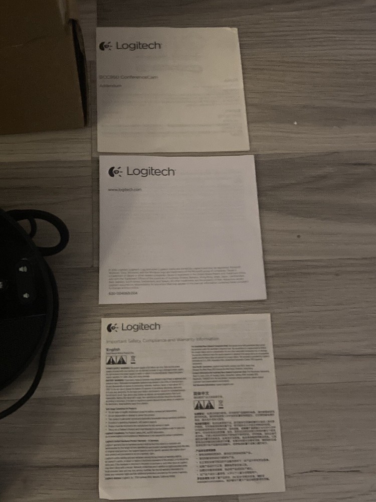 Logitech BCC950 ConferenceCam Webcam - Black