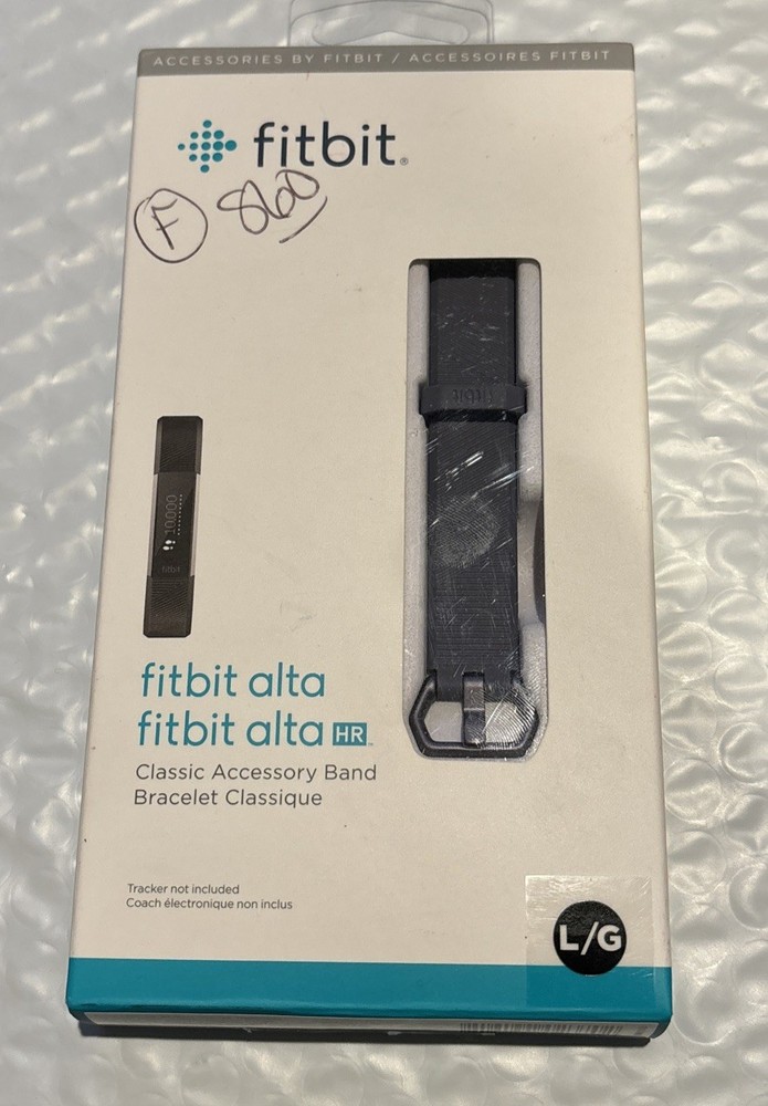 New Fitbit Alta Classic Accessory Band Grey Large OEM