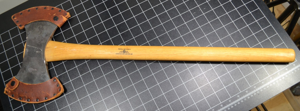 GRANSFORS BRUK - COMPETITION THROWING AXE - #490 - PRIMA HICKORY HANDLE