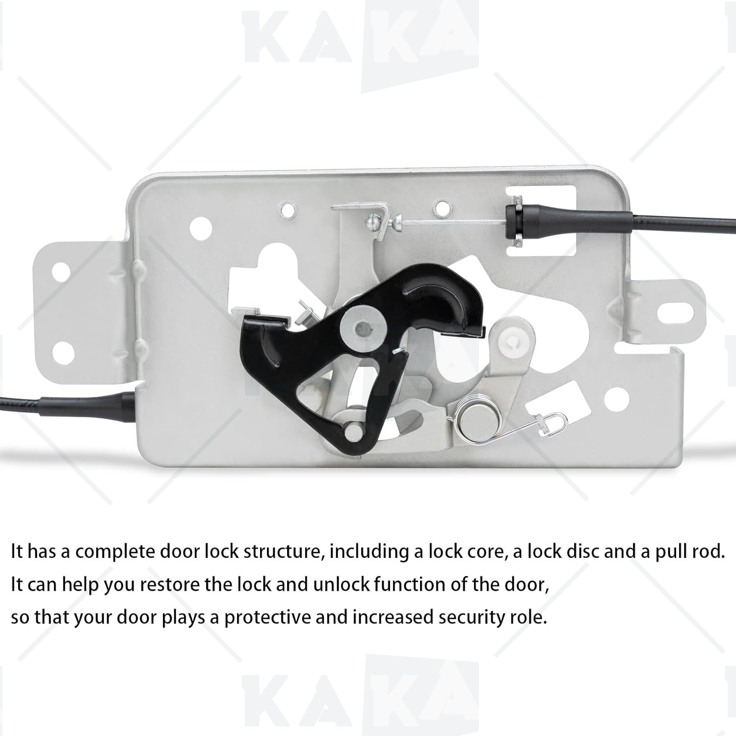 Rear Left & Right Door Latch W/ Cable For 2004-2008 Ford F-150 Extended Cab