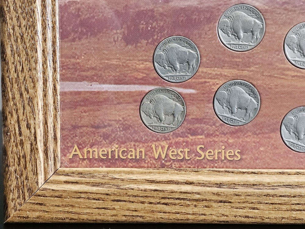 The Roaming Herd, American West Series Solid Oak Frames 5x7