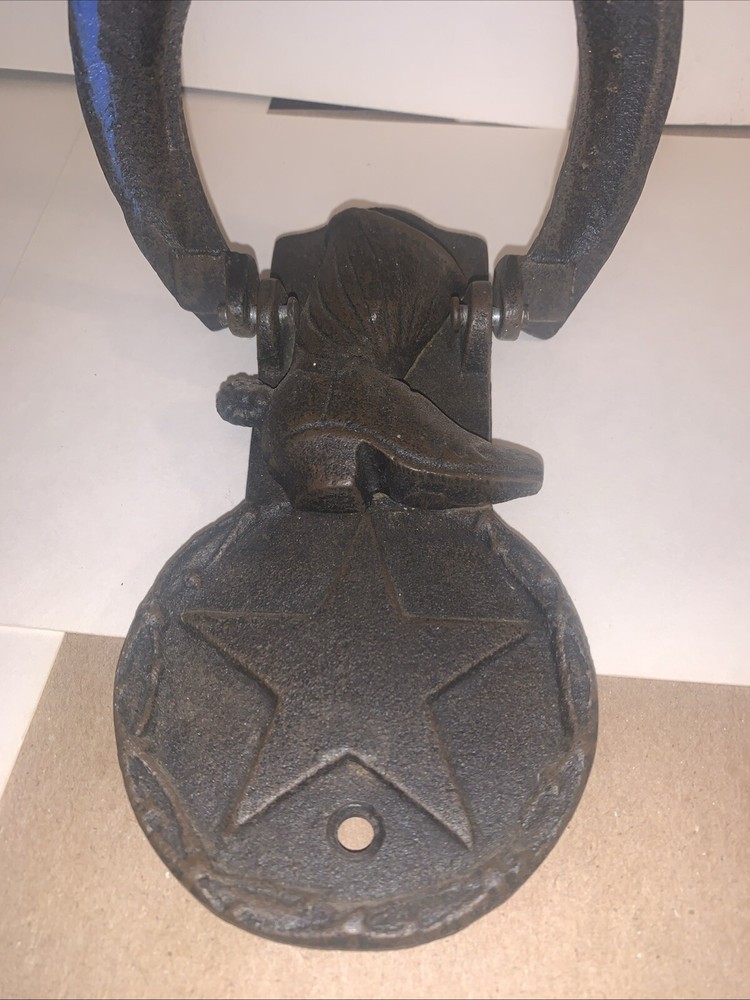 Rustic Cowboy Boot Door Knocker