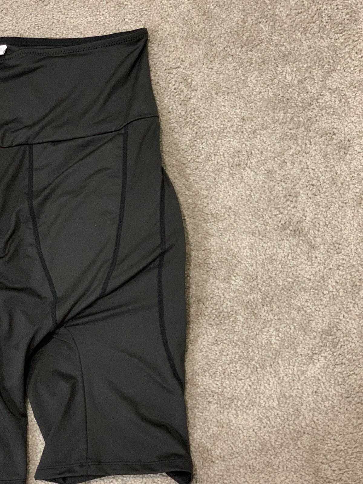 Compression Padded Sliding Shorts Men's Sz Large Baseball Removable Pads Black