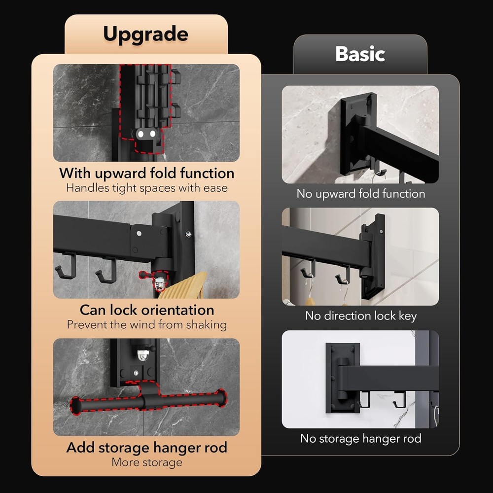 Collapsible Clothes Drying Rack - Sturdy Design