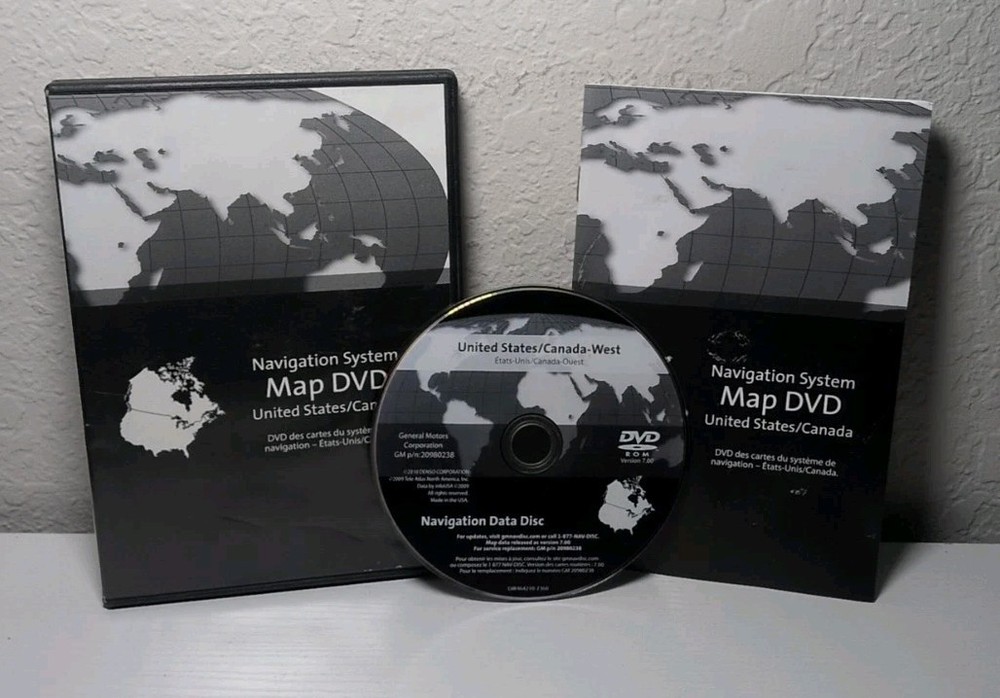 GM Motors Navigation System Data DVD ROM Version 7 R33