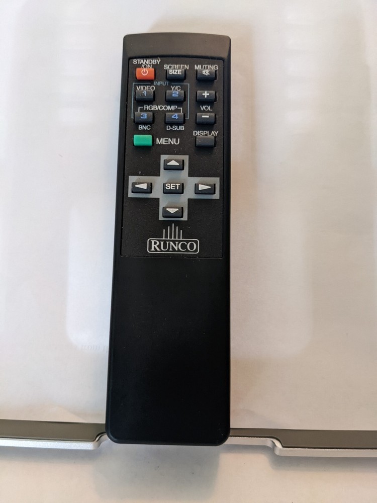 Runco 40820B remote control