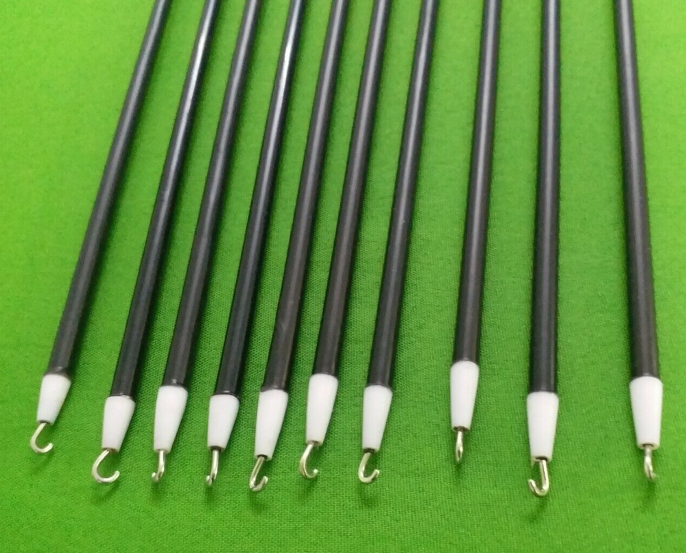 10pc Laparoscopic J-Hook 5mmx330mm Laparoscopy Endoscopy Surgical Instruments