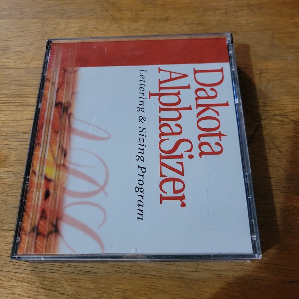 Dakota AlphaSizer Embroidery Software 2nd Edition Pc