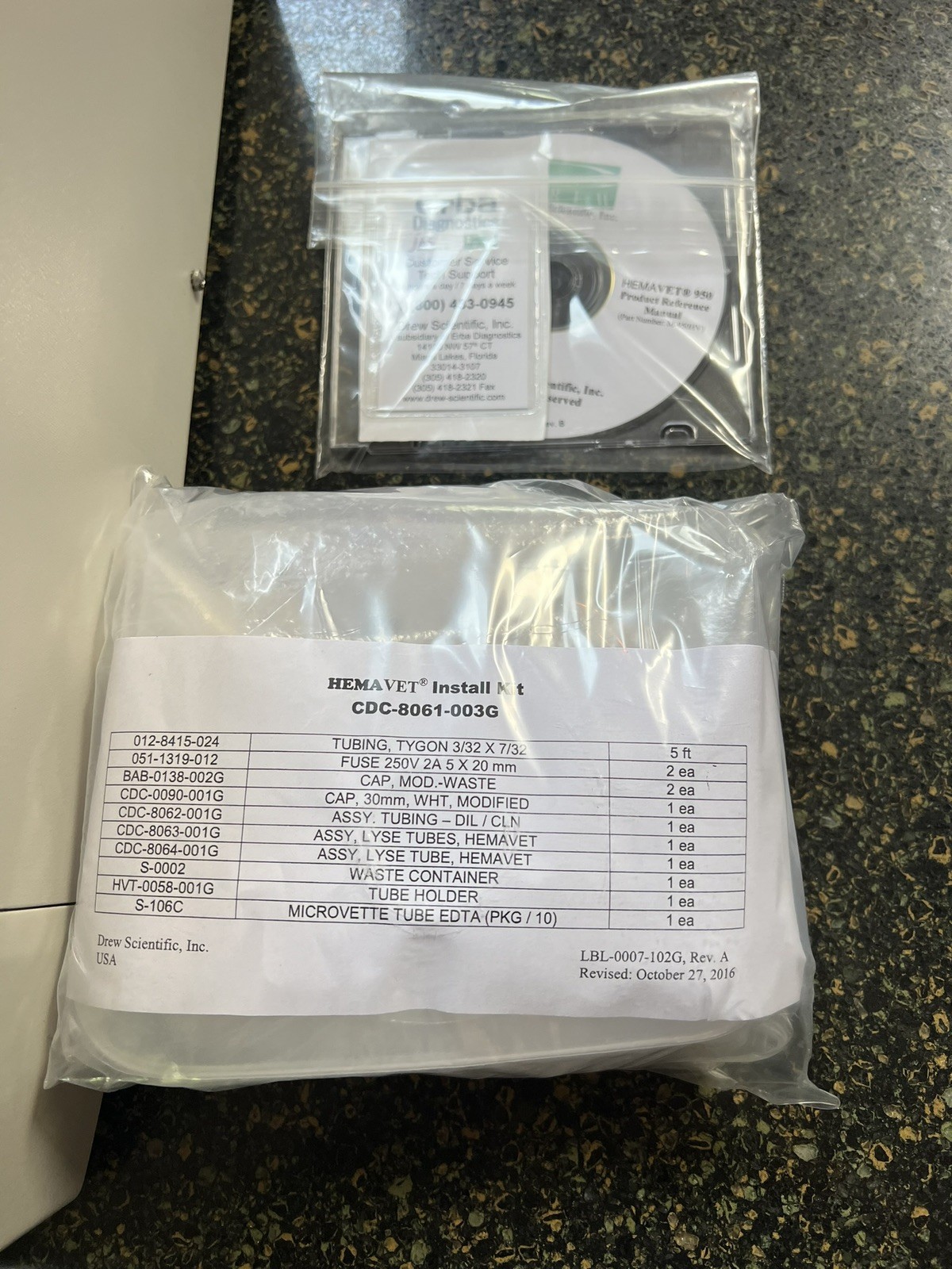 Drew Scientific Mascot Hemavet 950 Multi-Species Hematology Analyzer