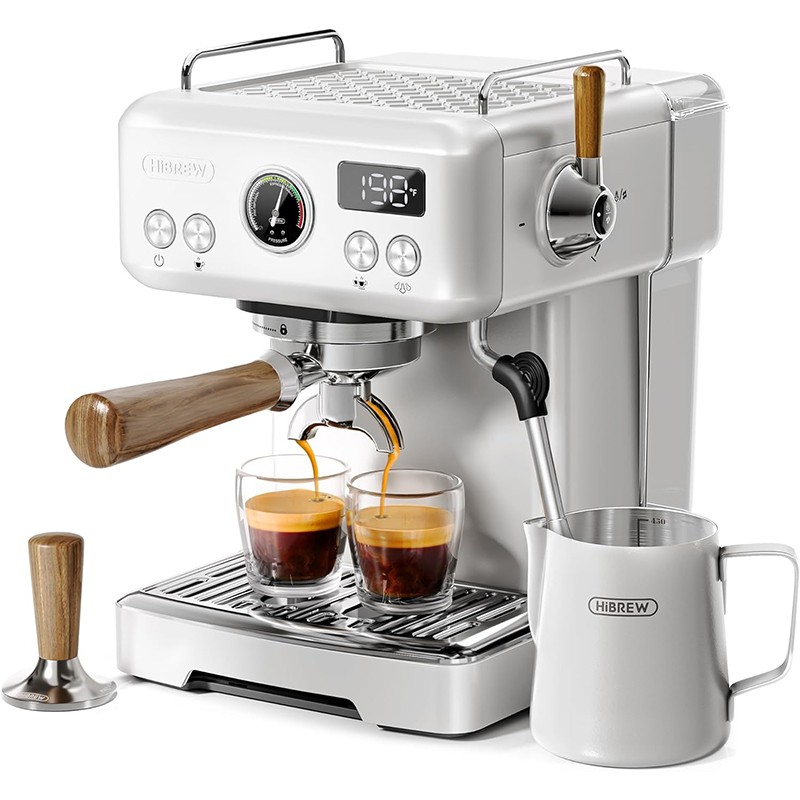 H10plus Semi-Auto Machine + G5 Grinder • DIY Function 20Bar Pressure • 48mm Burr