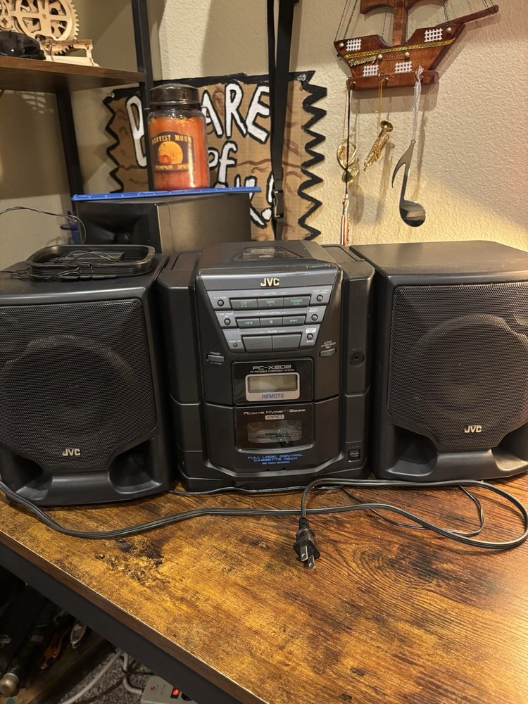 READ JVC PC-X202 CD Portable Speaker System NO REMOTE