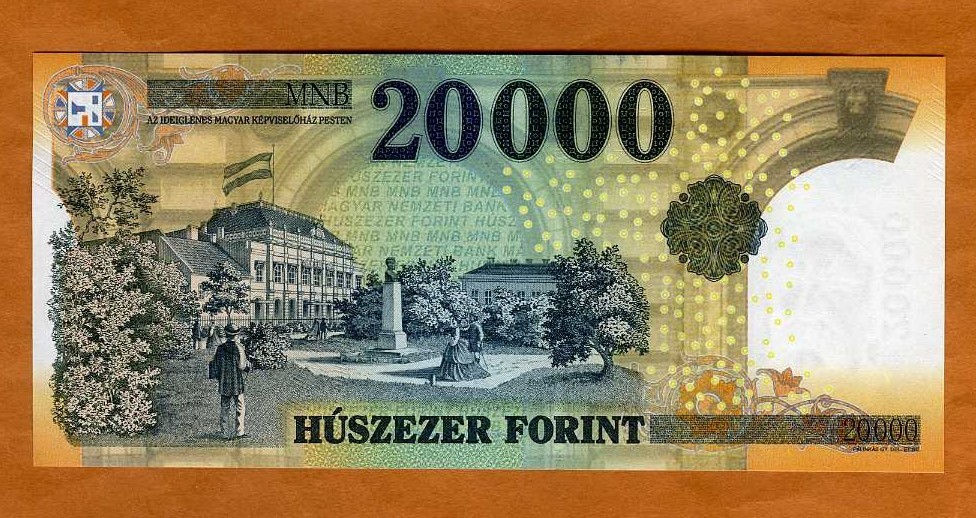 Hungary, 20000 Forint, 2017, P-New, redesigned UNC