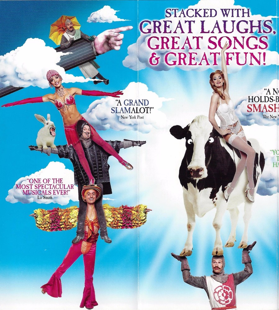 Stephen Collins "SPAMALOT" Drew Lachey (98 Degrees) Monty Python 2008 Flyer
