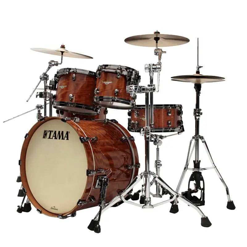 Tama Starclassic Bubinga 5pc Drum Set Gloss African Cherry