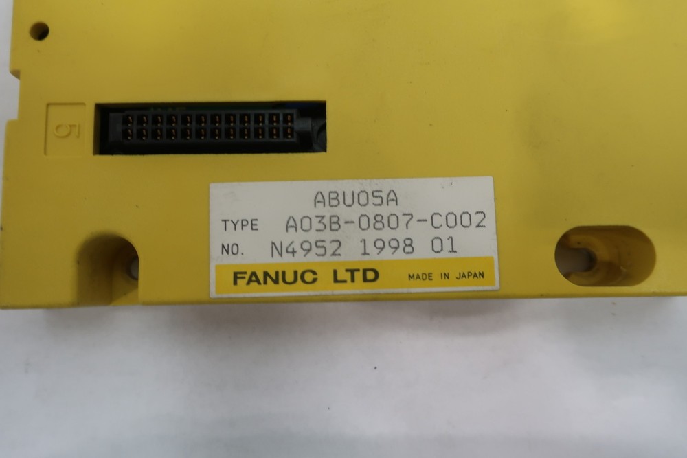 Fanuc ABU05A A03B-0807-C002 Chassis Module Rack