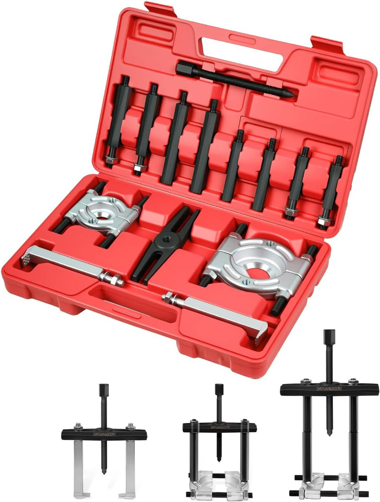 52 in 1 Custom Bushing Driver Set - Bundle with - 14Pcs Bearing Separator Puller