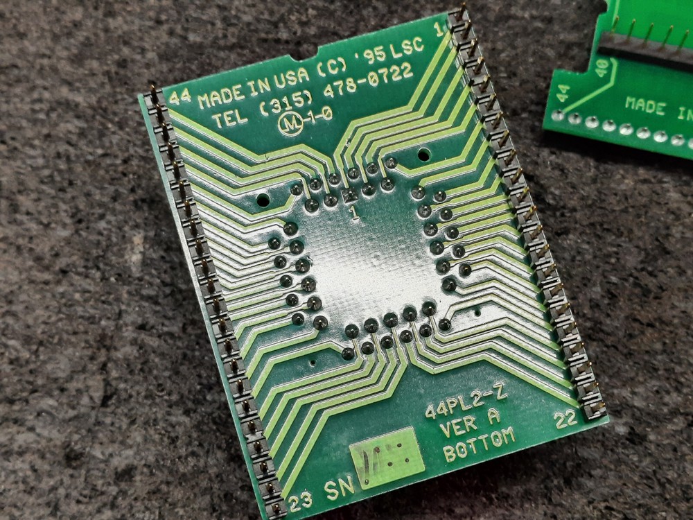 Logical Systems 44PL2-Z PIC17C4X-44 PLCC 44 to 40 DIP Chip Programming Adapter