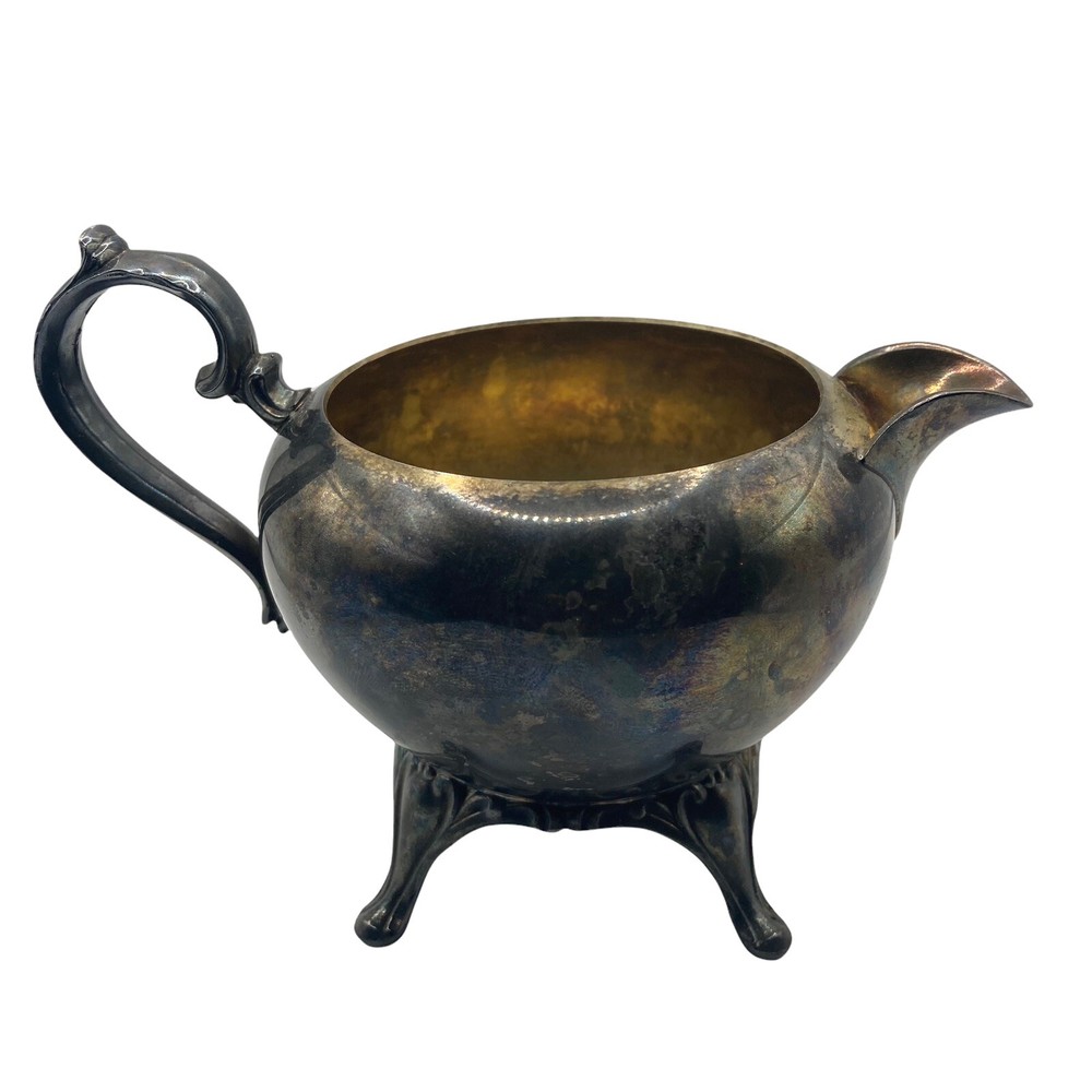 Vintage silver plated sugar bowl 3 Height