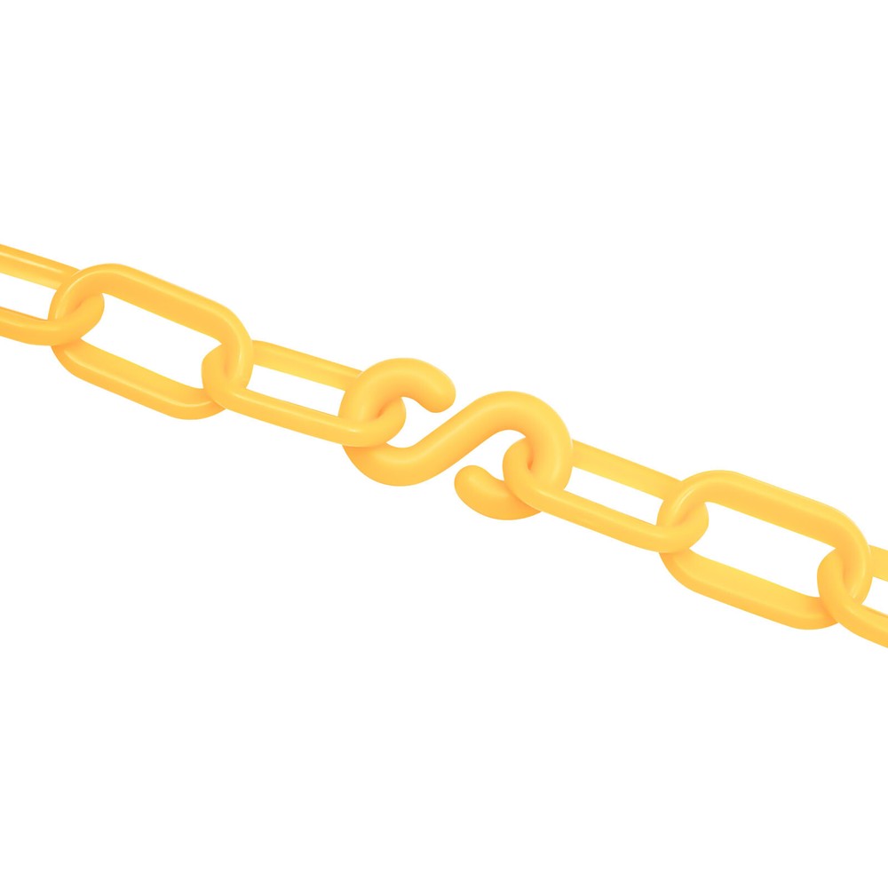 200ft Yellow Plastic Barrier Chain for Effective Crowd Control Management