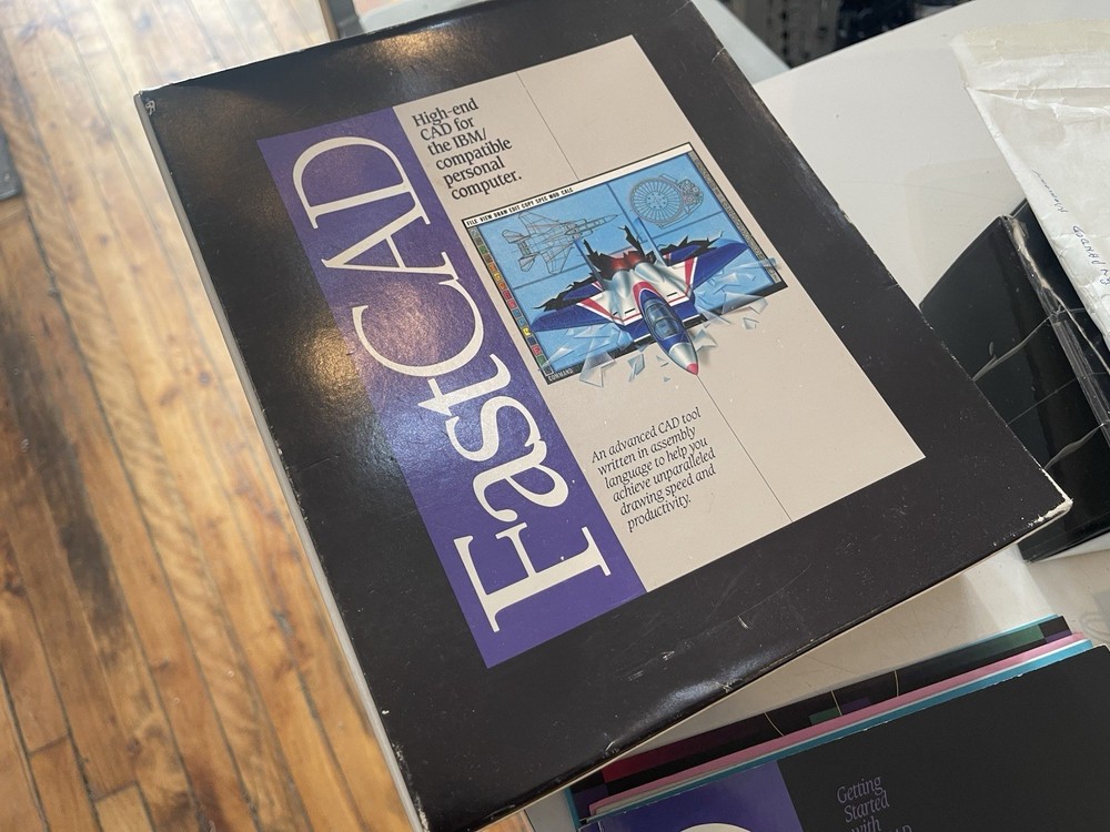 Vintage FastCAD Software 3.5” Floppies IBM PC Compatible