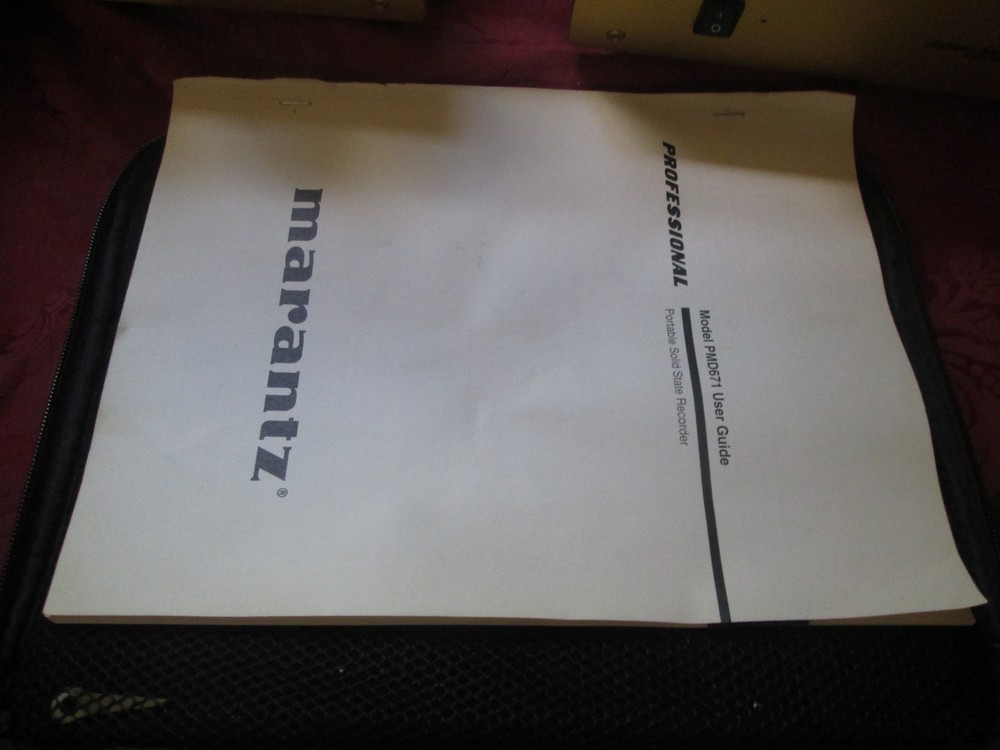 Rare Marantz PMD671 Solid State Recorder PMD 671 96Khz/24Bits