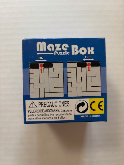 Maze Puzzle Box Bank Navy