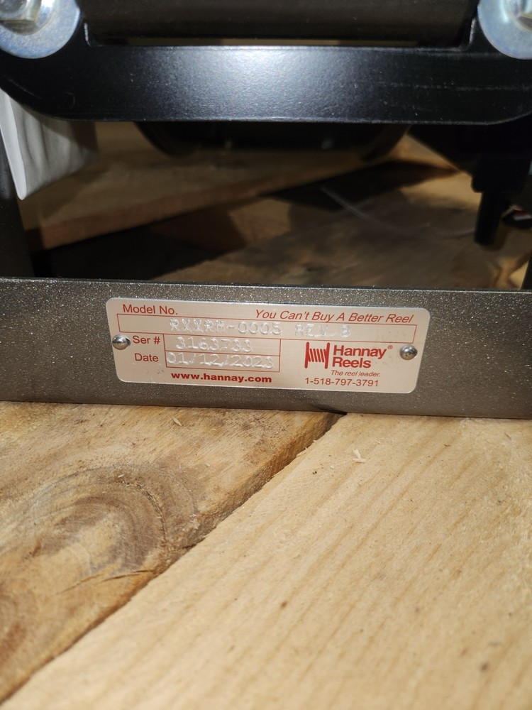 HANNAY REMOTE REWIND HOSE REEL