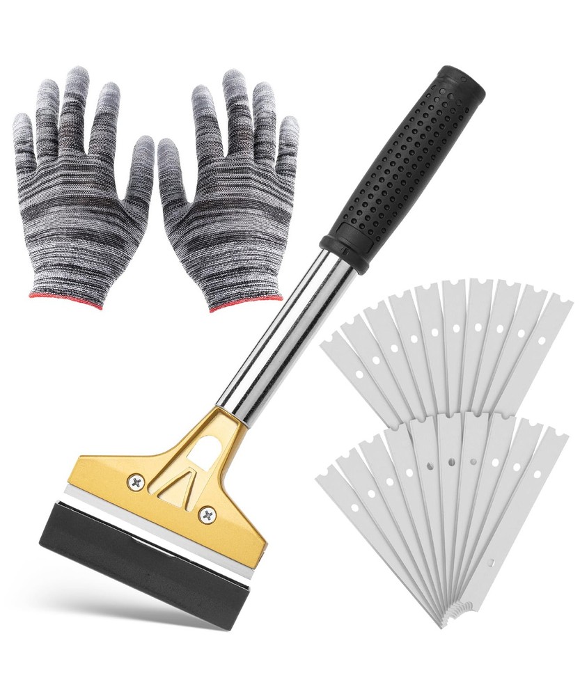 Bates- Razor Blade Scraper Tool, 4 Inch, Floor Razor Scraper Tool with 20 Ext...