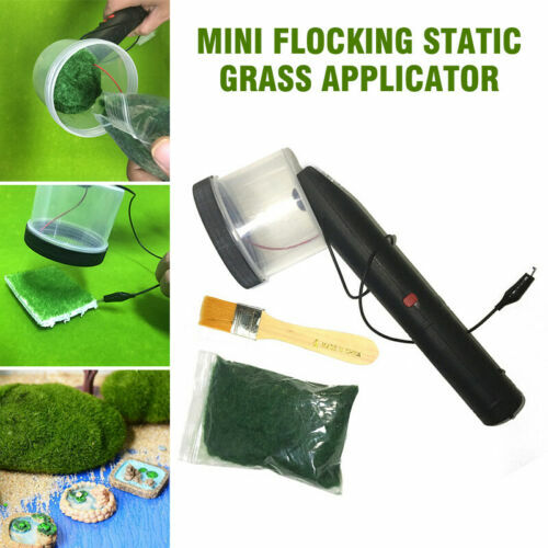 Mini Flocking Machine Static Grass Applicator Scenic Modelling Grass Master