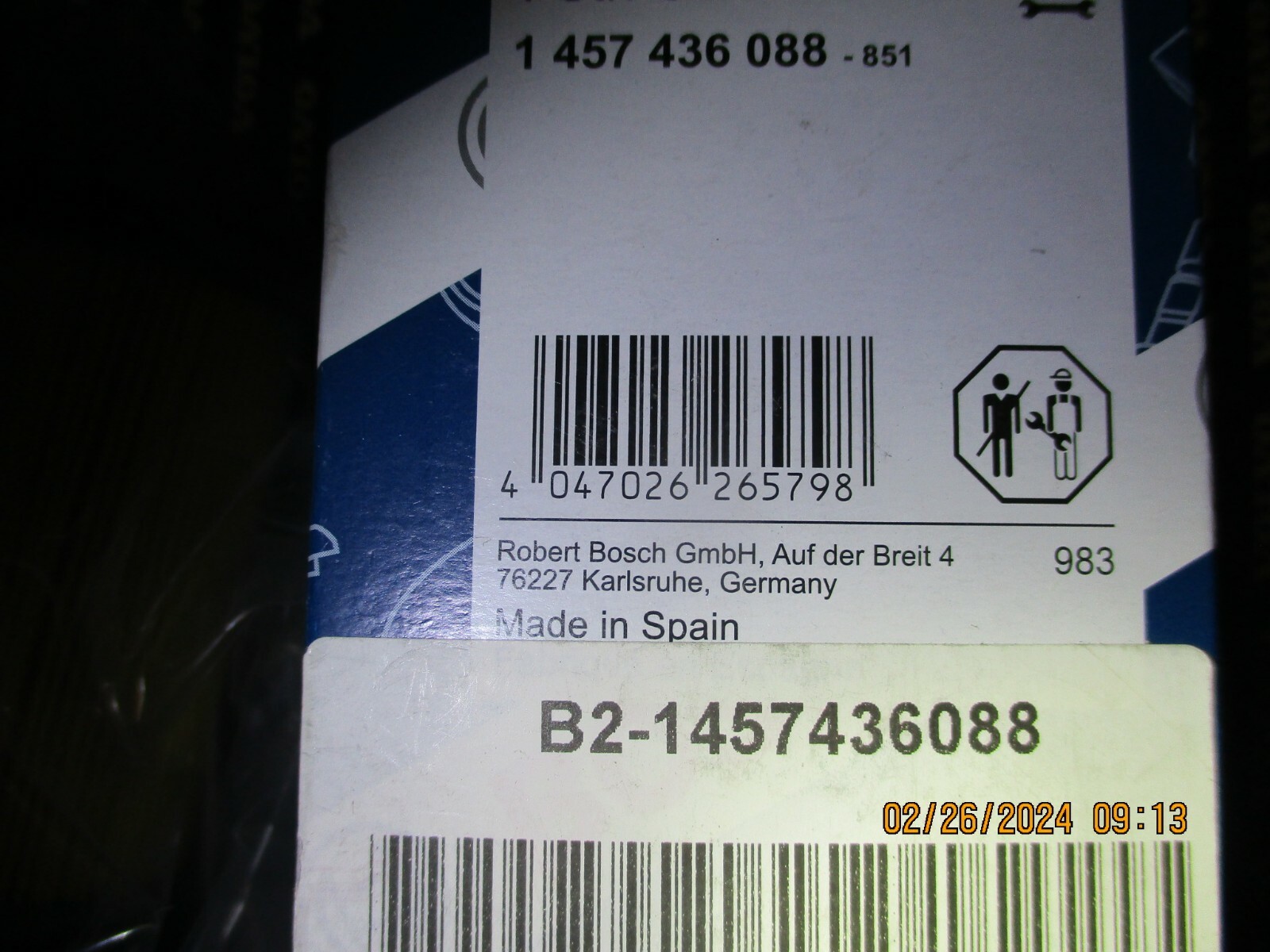 Volvo Mack DEF pump filter 23381562 Genuine Bosch