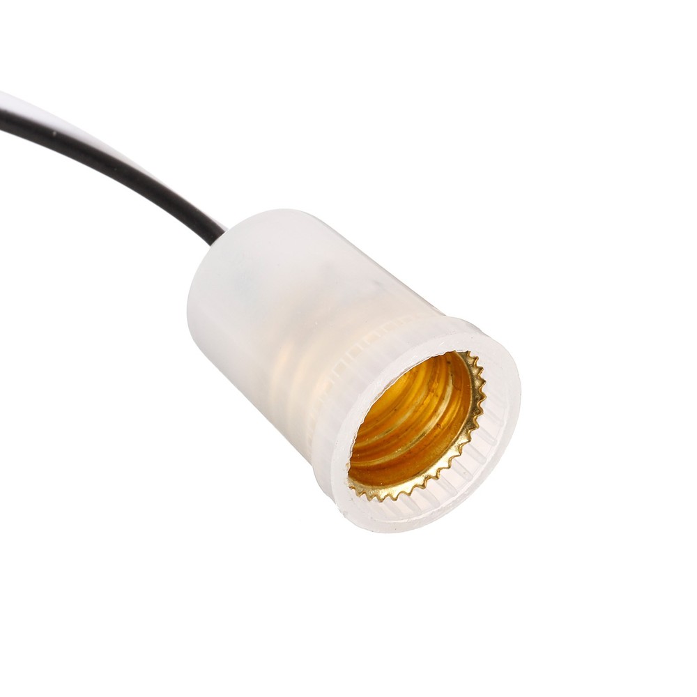 8Pcs E12 Screw-in Light Lamp Socket Candelabra Socket Bulbs Lamp Holder White