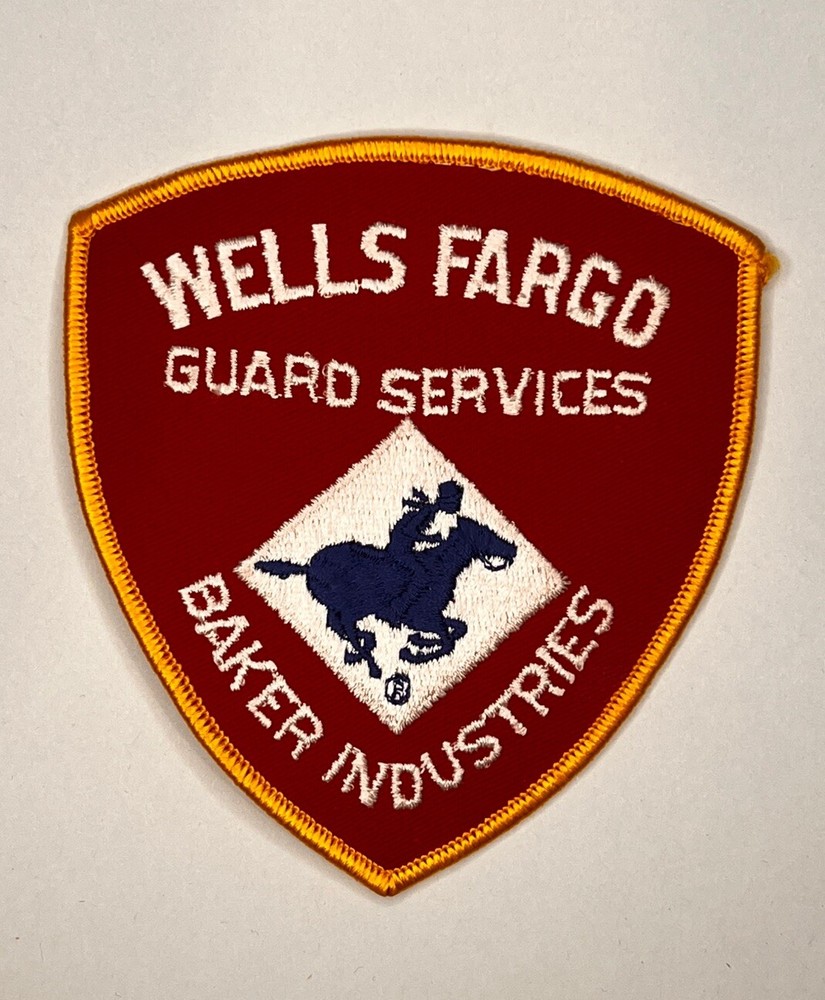 Wells Fargo Security Services Baker Industries Patch