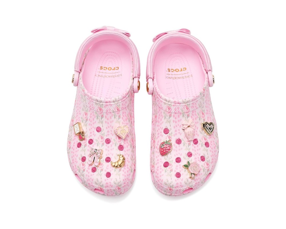 Crocs Classic LoveShackFancy Clogs Pink Women's Multi Size RARE NEW
