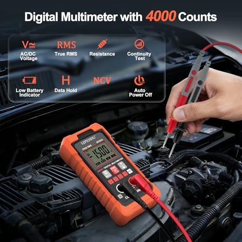 Digital Multimeter Volt Meter TRMS 4000 Compact & 3 YEARS Quality Guarantee