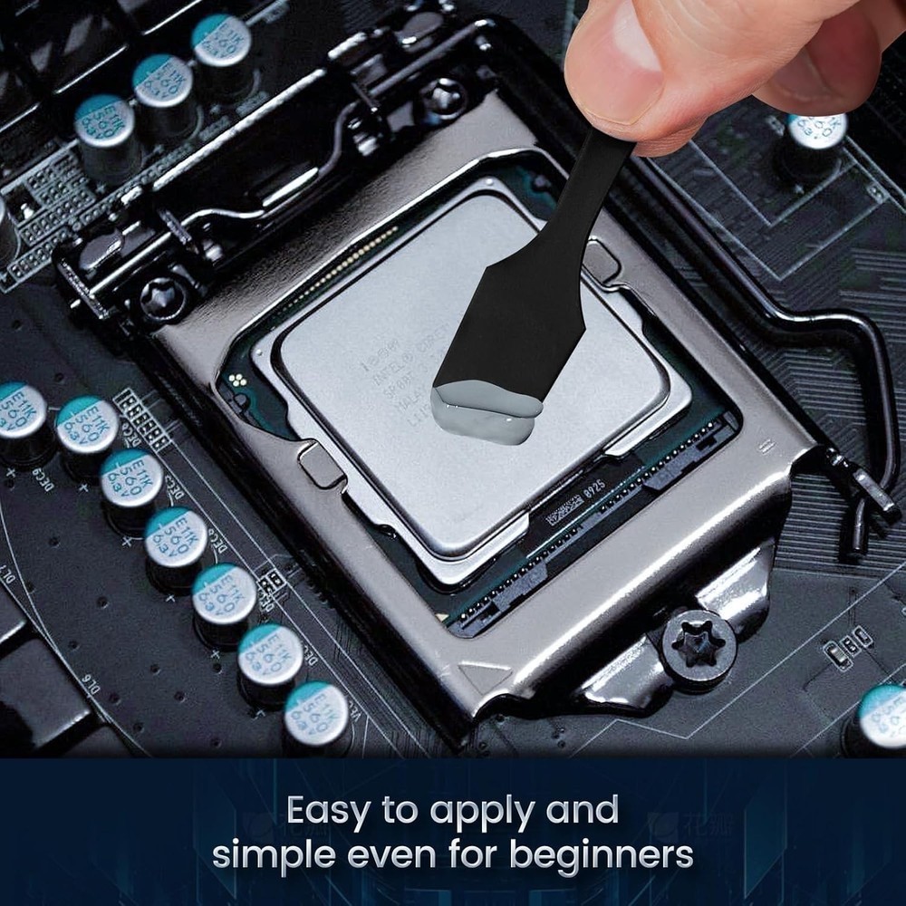Exceptional 2g Thermal Paste for CPUs & GPUs - Long-Lasting Performance & Safety