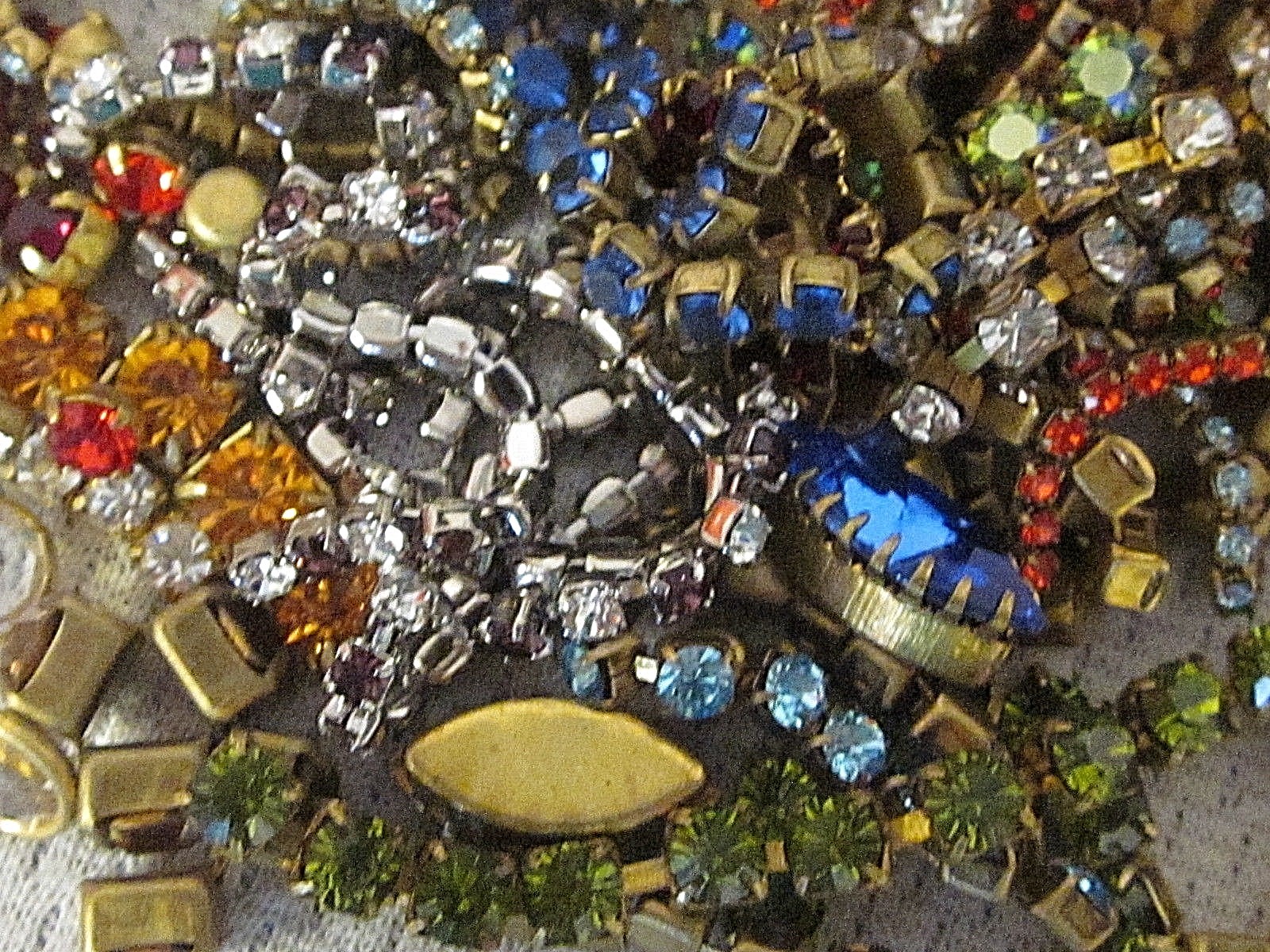 100% SWAROVSKI RHINESTONE CHAIN ROPE STRIPS SETTINGS LOT VTG NOS FINDINGS CRAFTS