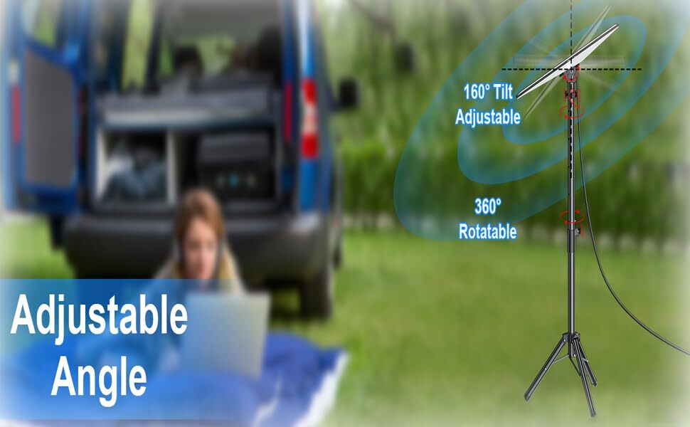 Starlink Mini Mount Pipe Adapter, 160-Degree Adjustable Tilt Angle, Specially