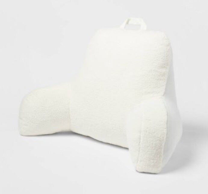 Faux Shearling Bed Rest Pillow - Room Essentials