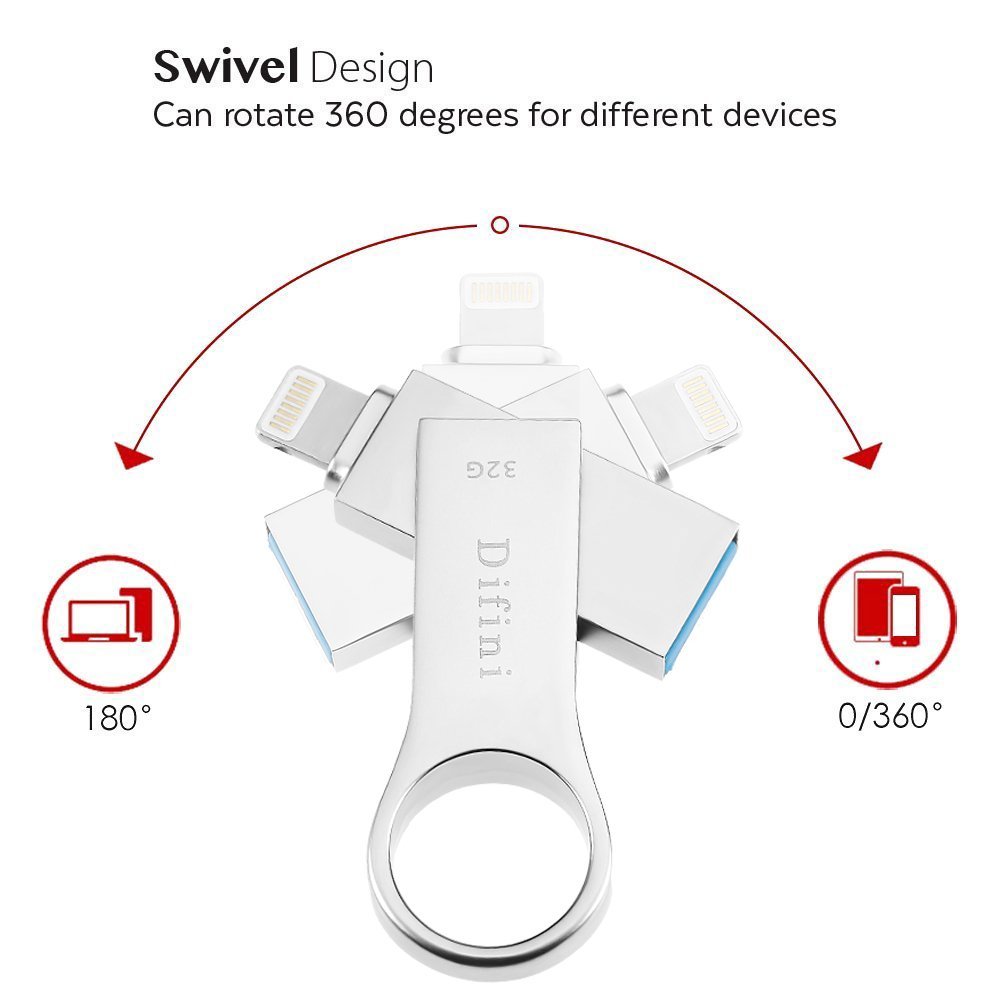 IOS Flash Drive, USB Flash Drive for iPhone 32GB Memory Stick