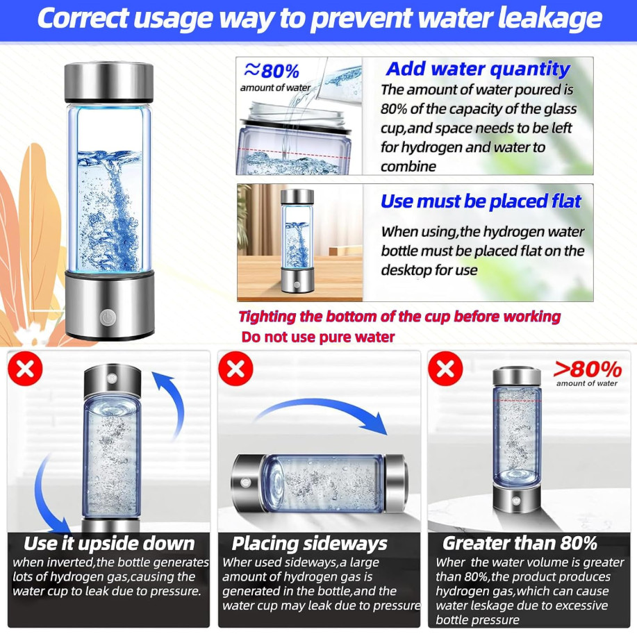 HydroWata™ Hydrogen Water Bottle