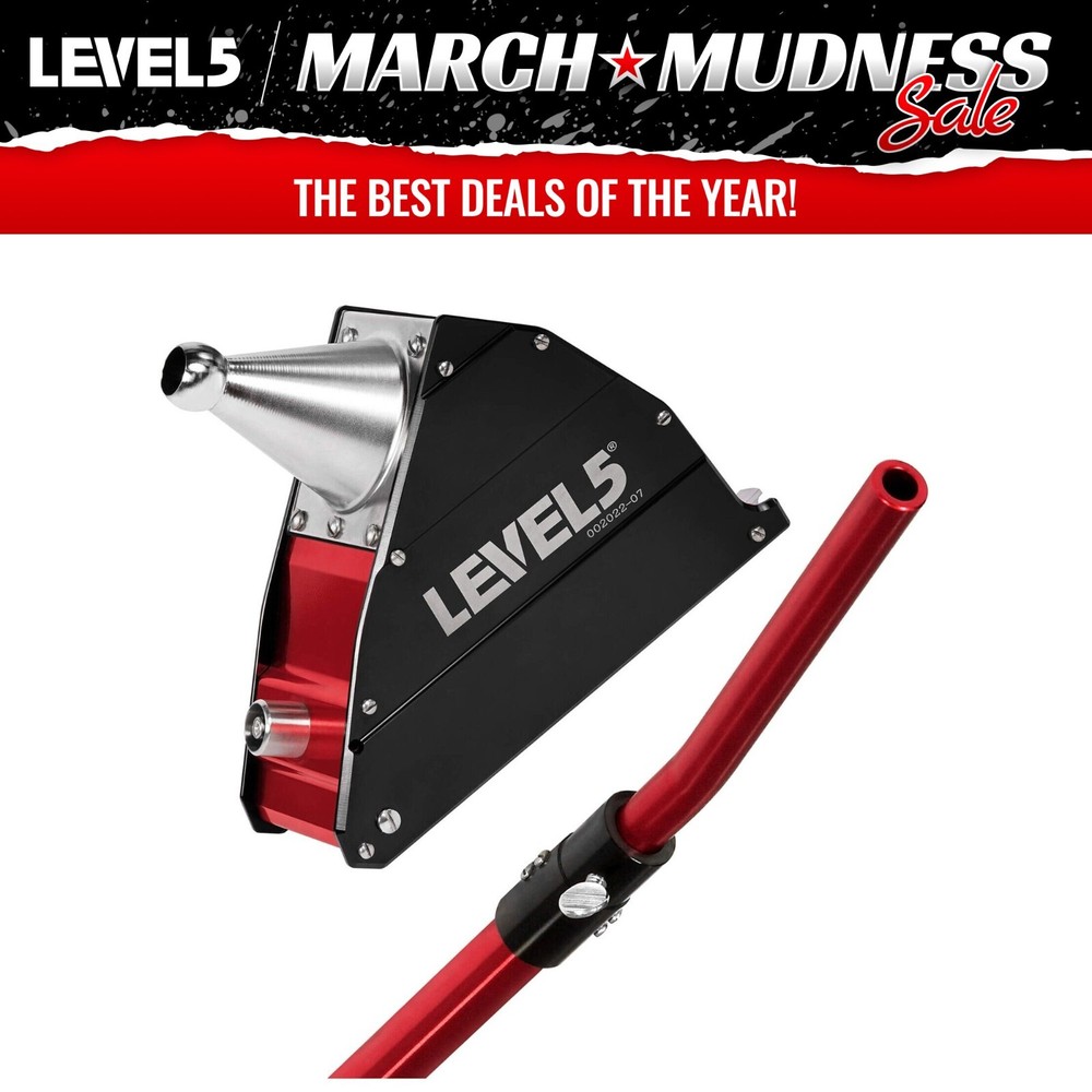 LEVEL5 Drywall Tools 7-Inch Corner Applicator Box + 50" Handle | 4-501