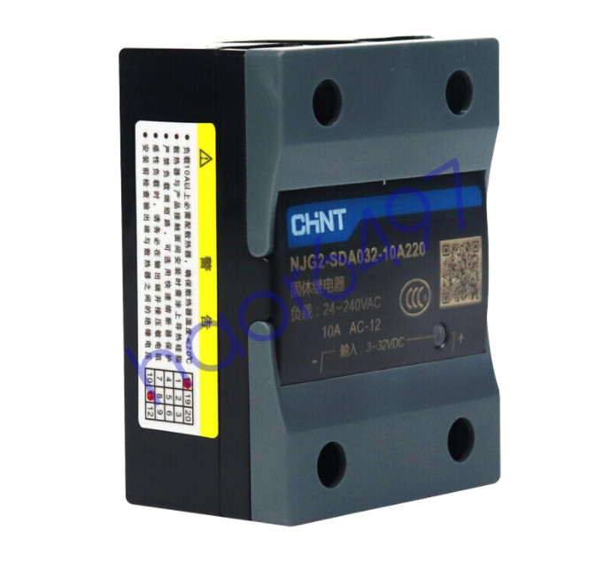 1PC New Chint NJG2-SDA032-10A220  DA10A 220V Solid State Relay Brand
