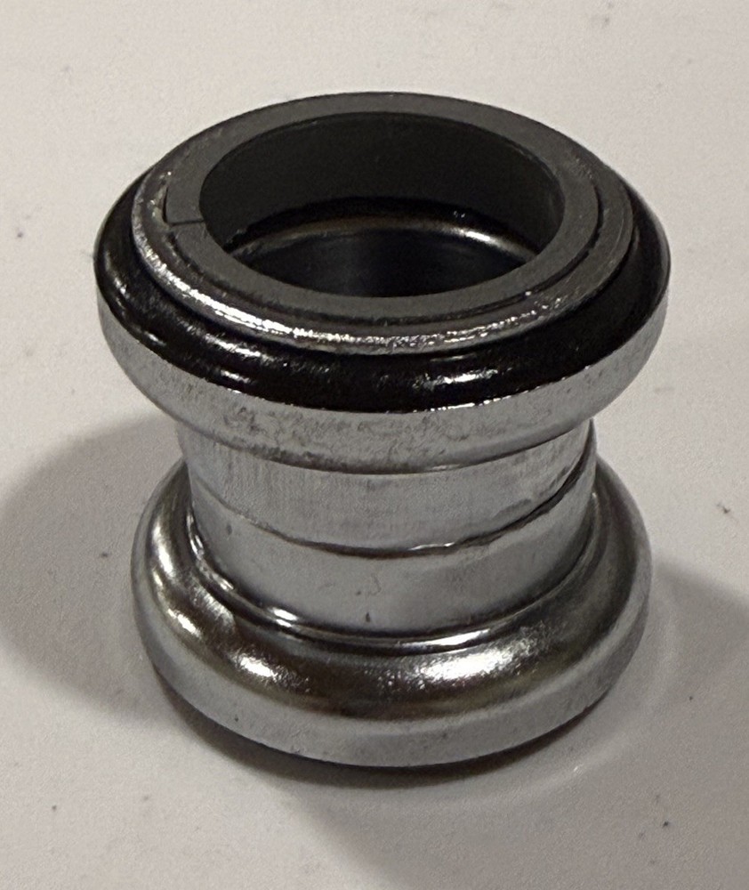 1 1/8” headset threadless Steel Basic Silver Take Off 1 1/8 Top And Bottom